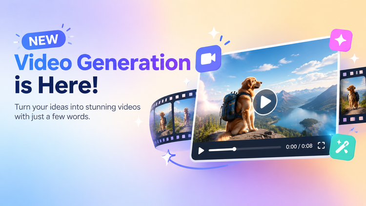 Video Generation Is Here: One Credit Balance for Images and Videos